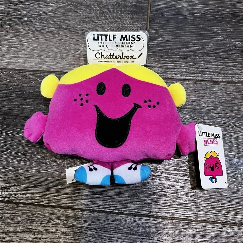 Little Miss‎ Chatterbox The Mr. Men Show Plush Toy NEW WITH TAG. VGC